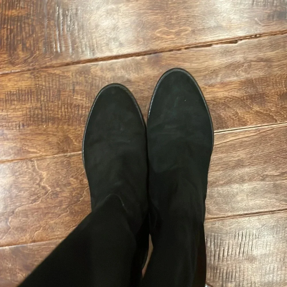 Donald J. Pliner Suede Piment Riding Boots 7.5